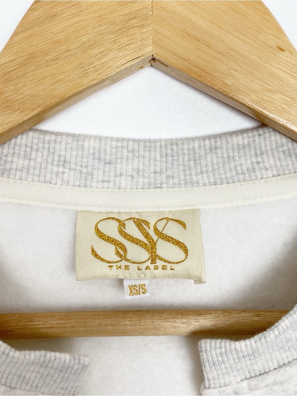 SSYS The Label Sweatshirt Cardigan Women's Size XS/Small Fleece Line Open Front - Picture 9 of 9